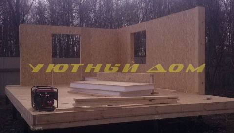Строительство дома из СИП панелей в г. Александров Владимирской области