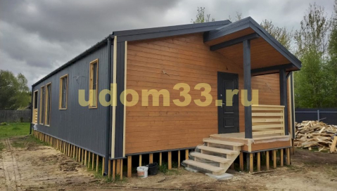 Строительство каркасного дома Барнхаус во Владимирской области
