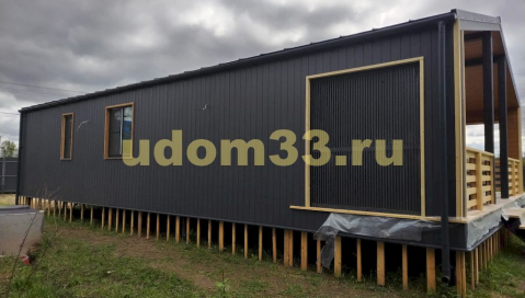 Строительство каркасного дома Барнхаус во Владимирской области