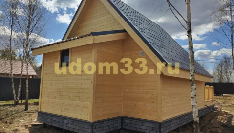 Строительство каркасного дома А-фрейм в д. Бережки Солнечногорского района Московской области