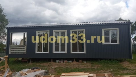 Строительство каркасного дома Барнхаус в д. Большое Авдотцино Ивановской области