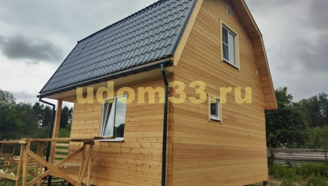 Строительство каркасного дома в СНТ Буланово-2 Собинского района Владимирской области