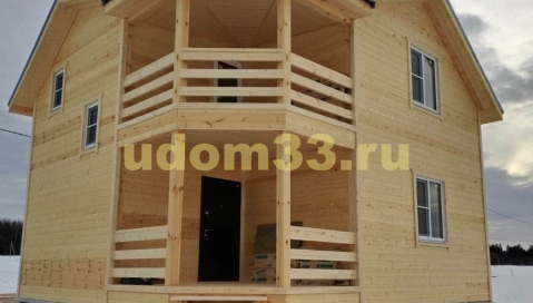 Строительство каркасного дома в п. Добрый берег городского округа Клин Московской области