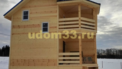 Строительство каркасного дома в п. Добрый берег городского округа Клин Московской области