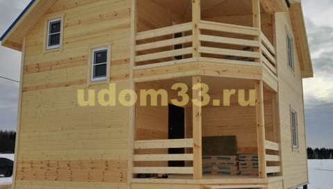 Строительство каркасного дома в п. Добрый берег городского округа Клин Московской области