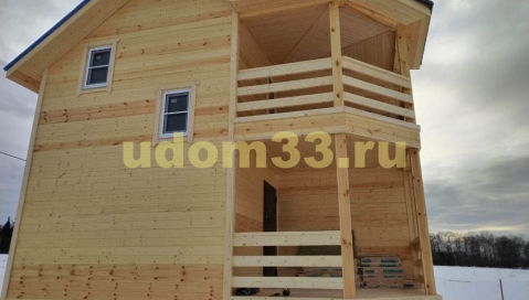 Строительство каркасного дома в п. Добрый берег городского округа Клин Московской области