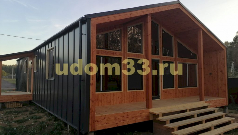 Строительство каркасного дома Барнхаус в д. Дядьково Дмитровского района Московской области