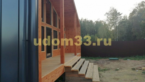 Строительство каркасного дома Барнхаус в д. Дядьково Дмитровского района Московской области