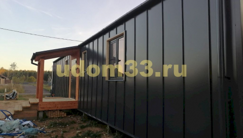Строительство каркасного дома Барнхаус в д. Дядьково Дмитровского района Московской области