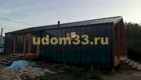 Строительство каркасного дома Барнхаус в д. Дядьково Дмитровского района Московской области
