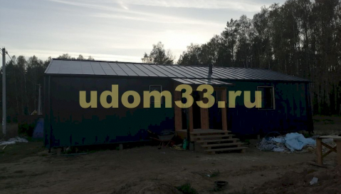 Строительство каркасного дома Барнхаус в д. Дядьково Дмитровского района Московской области