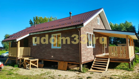 Строительство каркасного дома в с. Ельтесуново Собинского района Владимирской области