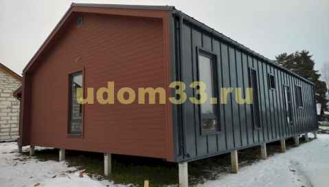 Строительство каркасного дома Барнхаус в д. Глазово Солнечногорского района Московской области