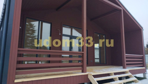 Строительство каркасного дома Барнхаус в д. Глазово Солнечногорского района Московской области