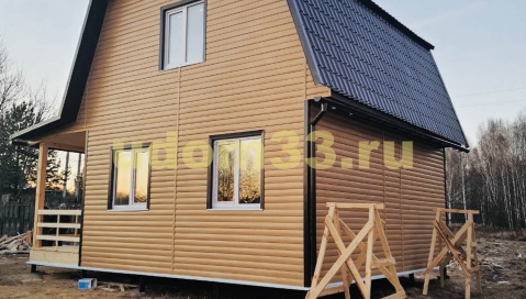 Строительство каркасного дома в деревне Городищи Меленковского района Владимирской области