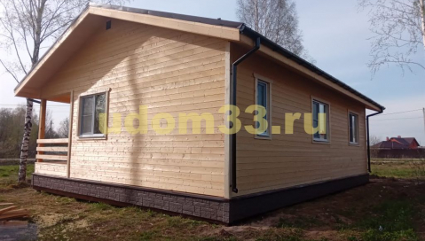 Строительство каркасного дома в д. Храпки Киржачского района Владимирской области