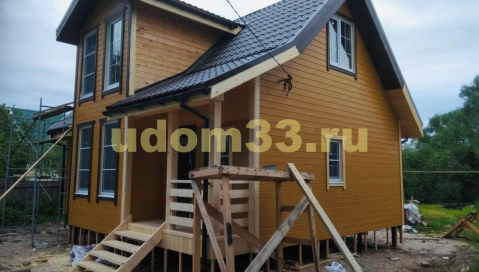 Строительство каркасного дома в д. Угор Собинского района Владимирской области