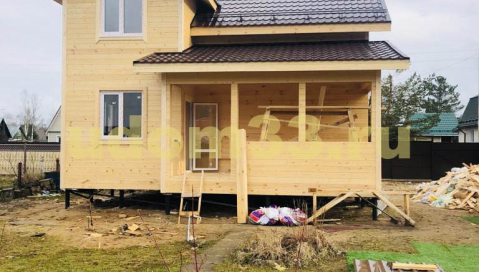 Строительство каркасного дома в СНТ Киржач-1 Владимирской области