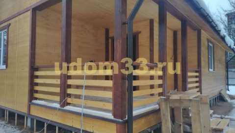 Строительство каркасного дома в г. Костерево Петушинского района Владимирской области
