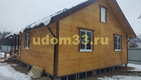 Строительство каркасного дома в г. Костерево Петушинского района Владимирской области