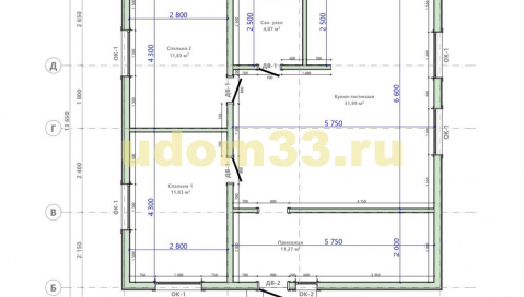 Строительство каркасного дома в д. Курганье Домодедовского городского округа Московской области