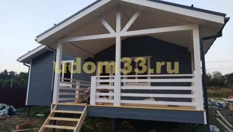 Строительство каркасного дома в д. Курганье Домодедовского городского округа Московской области