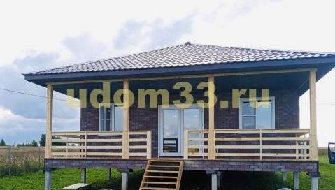 Строительство каркасного дома по индивидуальному проекту в д. Легково Владимирской области