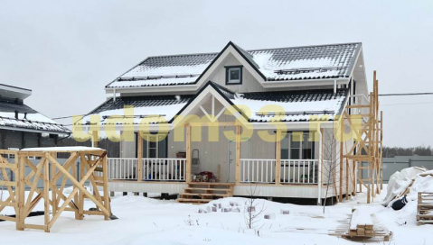 Строительство каркасного дома в ДНТ Лесные Озёра городского округа Чехов Московской области