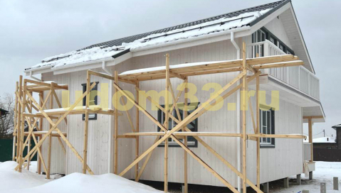 Строительство каркасного дома в ДНТ Лесные Озёра городского округа Чехов Московской области
