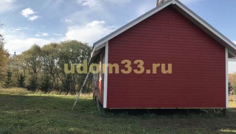 троительство каркасного дома в деревне Большое Лучинское Юрьев-Польского района Владимирской области
