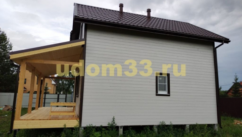 Строительство каркасного дома по проекту ДК-55 «Уютный» в г. Можайск Московской области