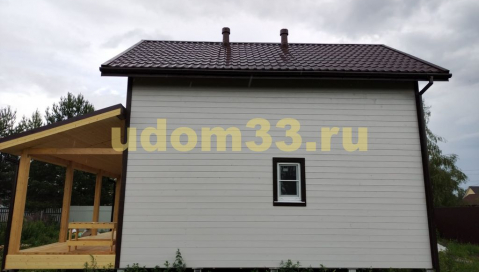 Строительство каркасного дома по проекту ДК-55 «Уютный» в г. Можайск Московской области