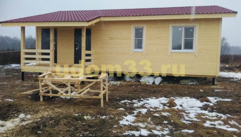 Строительство каркасного дома в деревне Недельное Малоярославского района Калужской области