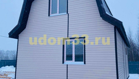 Строительство каркасного дома в СНТ Никитинские пруды Раменского района Московской области
