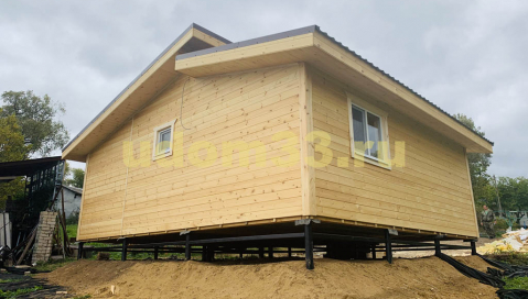 Строительство каркасного дома в д. Павловское Венёвского района Тульской области