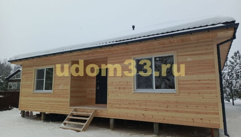 Строительство каркасного дома в д. Попеленки Судогодского района Владимирской области