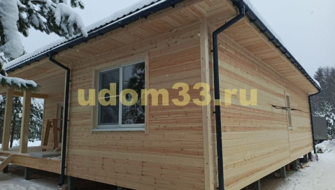 Строительство каркасного дома в д. Попеленки Судогодского района Владимирской области
