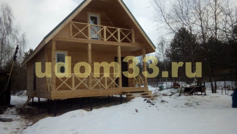 Строительство каркасного дома в деревне Рясницино Киржачского района Владимирской области
