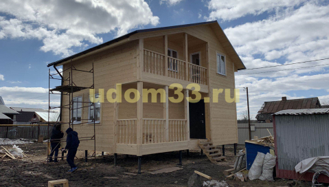 Строительство каркасного дома в городе Родники Ивановской области