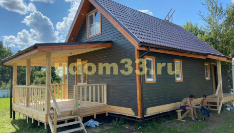 Строительство каркасного дома в д. Щеблово Заокского района Тульской области