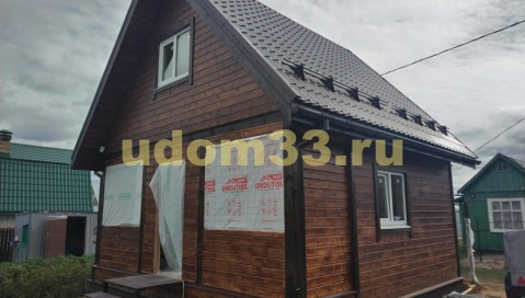 Строительство каркасного дома в СНТ Дворики-1 Киржачского района Владимирской области