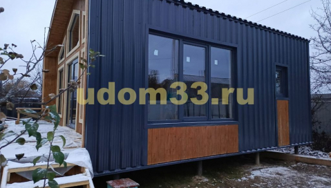 Строительство каркасного дома Барнхаус в СНТ Стекловолокно Гусь-Хрустального района Владимирской области