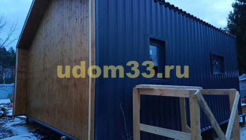 Строительство каркасного дома Барнхаус в СНТ Стекловолокно Гусь-Хрустального района Владимирской области