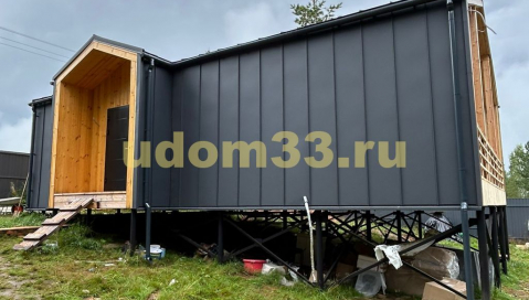 Строительство каркасного дома в СНТ Стройкерамика Ивановской области