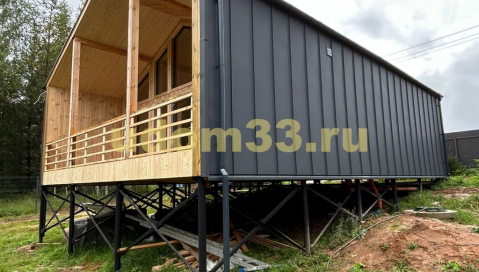 Строительство каркасного дома в СНТ Стройкерамика Ивановской области