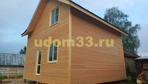 Строительство каркасного дома в г. Судогда Владимирской области