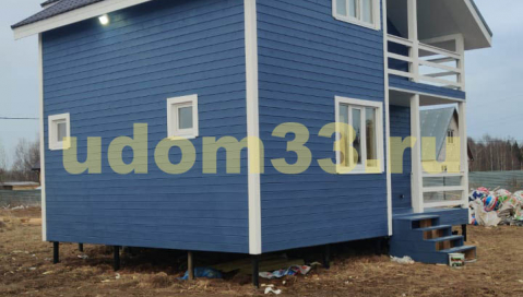 Строительство каркасного дома в д. Сурмино Дмитровского района Московской области