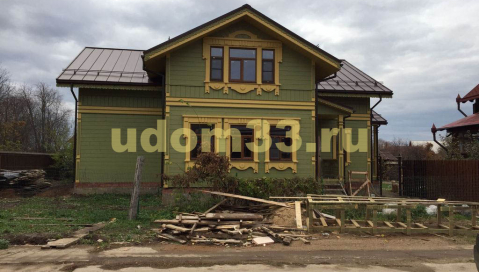 Строительство каркасного дома в псевдорусском стиле в г. Суздаль