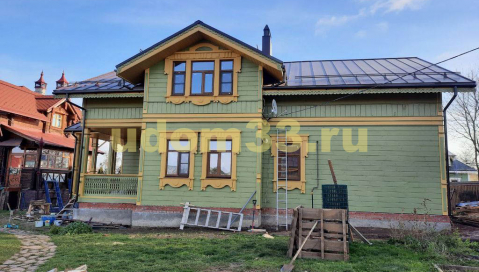Строительство каркасного дома в псевдорусском стиле в г. Суздаль