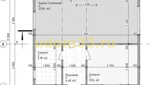 Строительство каркасного дома в г. Тула